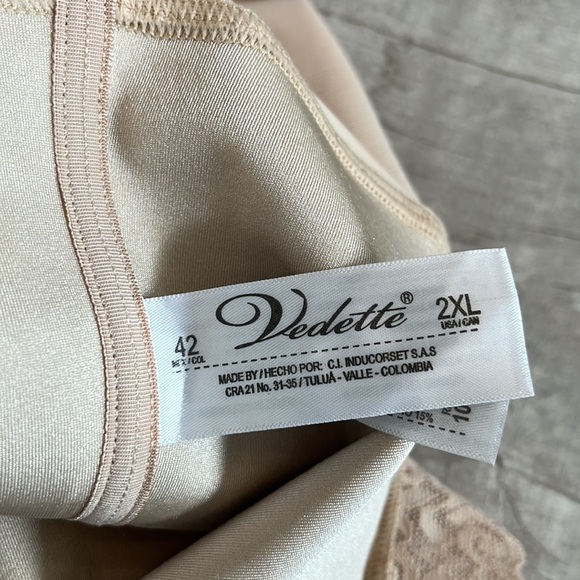 Vedette 350 Marcelle High Back Full Body Shaper Color Nude main image 0
